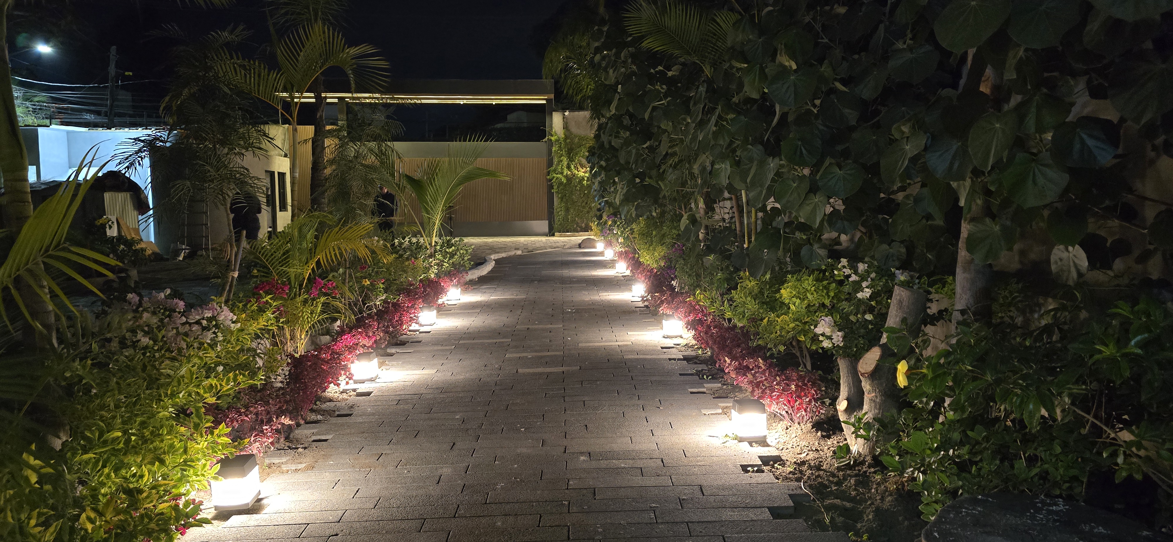 Iluminación decorativa exterior