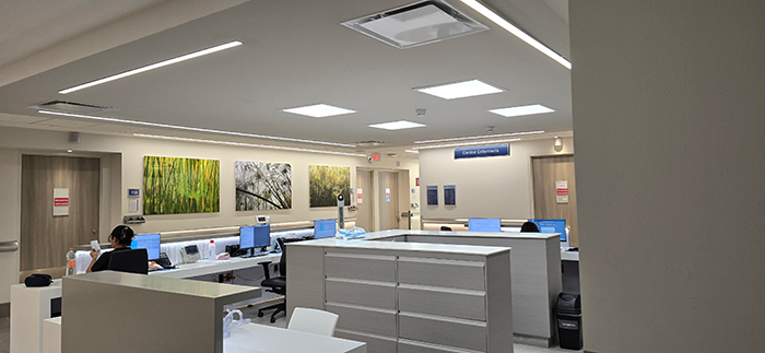 Iluminación en espacios de atención clínica