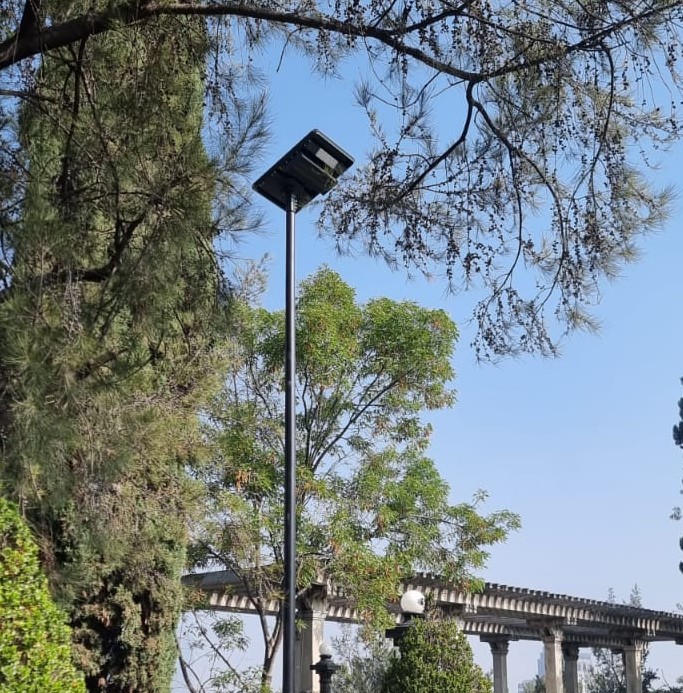 Iluminación solar autónoma